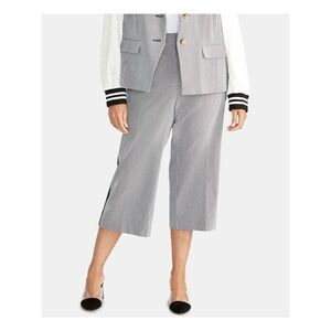 RACHEL ROY Womens Navy Striped Pants Plus Size: 24W